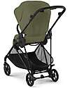Cybex Melio Carbon Stroller - Moss Green - Carbon Frame - from birth up to 15kg Lights Strollers