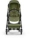 Cybex Melio Carbon Stroller - Moss Green - Ultra-Lightweight with Carbon Frame Lights Strollers