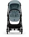 Cybex Melio Carbon Stroller - Stormy Blue - Carbon Frame - from birth up to 15kg Lights Strollers