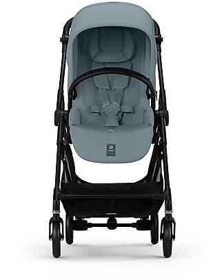 Cybex Melio Carbon Stroller - Stormy Blue - Carbon Frame - from birth up to 15kg Lights Strollers