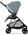 Cybex Melio Carbon Stroller - Stormy Blue - Carbon Frame - from birth up to 15kg Lights Strollers