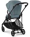 Cybex Melio Carbon Stroller - Stormy Blue - Carbon Frame - from birth up to 15kg Lights Strollers