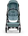 Cybex Melio Carbon Stroller - Stormy Blue - Ultra-Lightweight with Carbon Frame Lights Strollers
