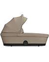 Cybex Melio Carrycot - Almond Beige - Comfortable and Easy to Carry Pram Systems