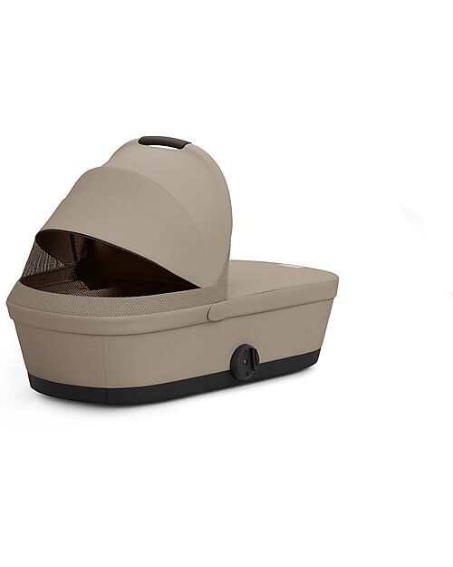 Cybex Melio Carrycot - Almond Beige - Comfortable and Easy to Carry Pram Systems