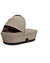 Cybex Melio Carrycot - Almond Beige - Comfortable and Easy to Carry Pram Systems