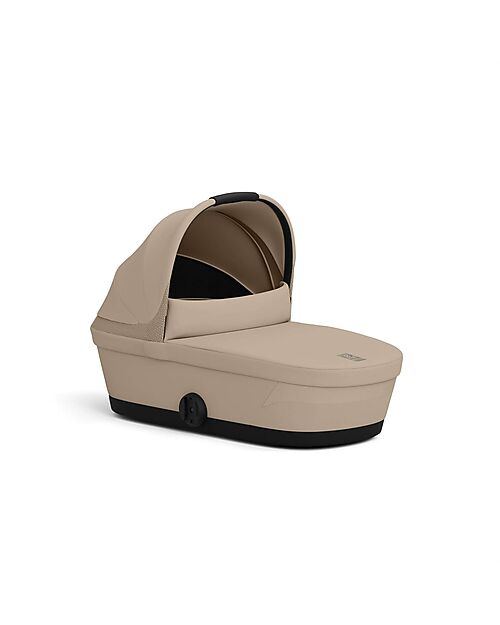 Cybex Melio Carrycot - Almond Beige - Comfortable and Easy to Carry Pram Systems