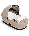 Cybex Melio Carrycot - Almond Beige - Comfortable and Easy to Carry Pram Systems