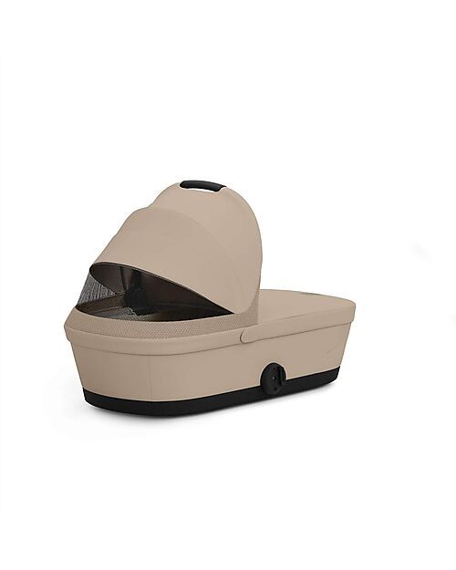 Cybex Melio Carrycot - Almond Beige - Comfortable and Easy to Carry Pram Systems