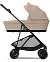 Cybex Melio Carrycot - Almond Beige - Comfortable and Easy to Carry Pram Systems