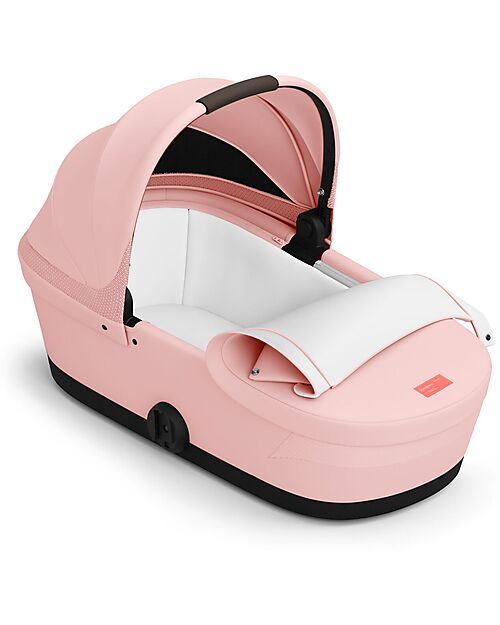 Cybex Melio Carrycot - Candy Pink - Comfortable and Easy to Carry Pram Systems