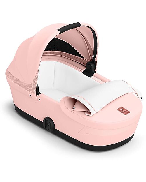 Cybex Melio Carrycot - Candy Pink - Comfortable and Easy to Carry Pram Systems