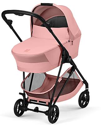 Cybex Melio Carrycot - Candy Pink - Comfortable and Easy to Carry Pram Systems