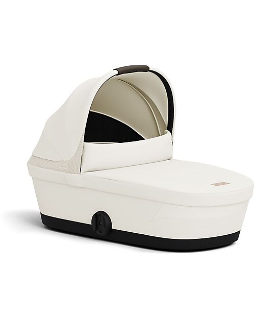 Cybex Melio Carrycot - Canvas White - Comfortable and Easy to Carry Pram Systems