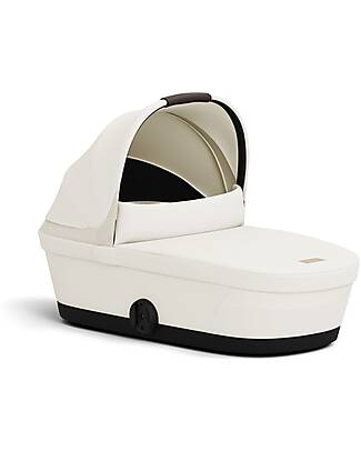 Cybex Melio Carrycot - Canvas White - Comfortable and Easy to Carry Pram Systems