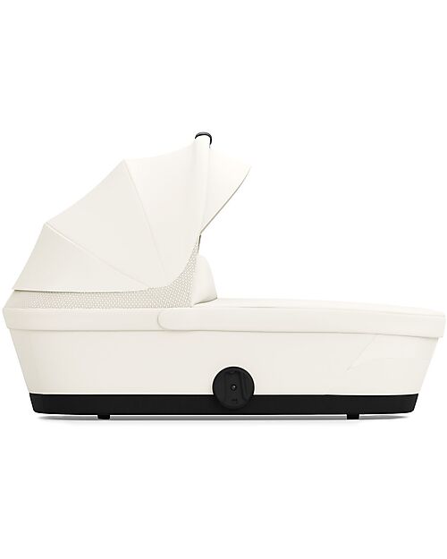 Cybex Melio Carrycot - Canvas White - Comfortable and Easy to Carry Pram Systems