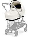Cybex Melio Carrycot - Canvas White - Comfortable and Easy to Carry Pram Systems