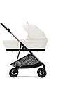 Cybex Melio Carrycot - Canvas White - Comfortable and Easy to Carry Pram Systems
