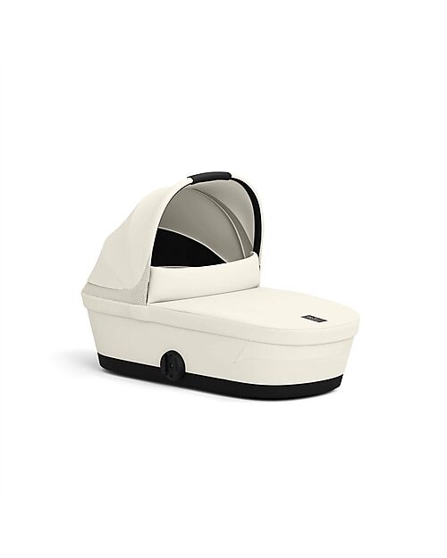 Cybex Melio Carrycot - Canvas White - Comfortable and Easy to Carry Pram Systems