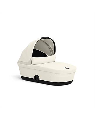 Cybex Melio Carrycot - Canvas White - Comfortable and Easy to Carry Pram Systems