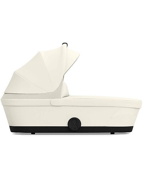 Cybex Melio Carrycot - Canvas White - Comfortable and Easy to Carry Pram Systems