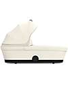 Cybex Melio Carrycot - Canvas White - Comfortable and Easy to Carry Pram Systems