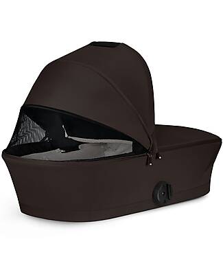 Cybex Melio Carrycot - Chocolate Brown - Comfortable and Easy to Carry Pram Systems