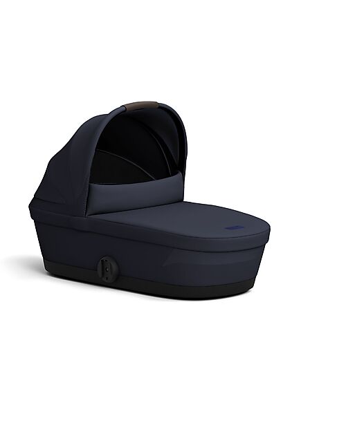 Cybex Melio Carrycot -Dark Blue - Comfortable and Easy to Carry Pram Systems
