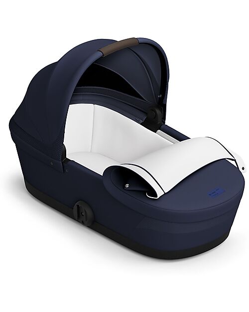 Cybex Melio Carrycot -Dark Blue - Comfortable and Easy to Carry Pram Systems