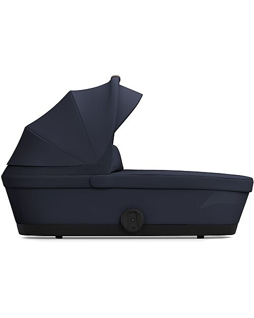 Cybex Melio Carrycot -Dark Blue - Comfortable and Easy to Carry Pram Systems