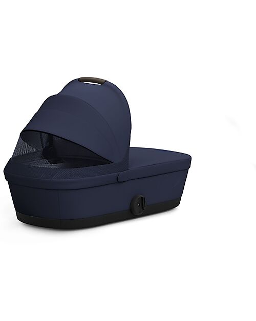 Cybex Melio Carrycot -Dark Blue - Comfortable and Easy to Carry Pram Systems