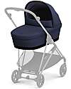 Cybex Melio Carrycot -Dark Blue - Comfortable and Easy to Carry Pram Systems