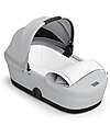 Cybex Melio Carrycot - Fog Grey - Comfortable and Easy to Carry Pram Systems