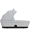 Cybex Melio Carrycot - Fog Grey - Comfortable and Easy to Carry Pram Systems