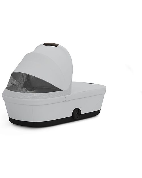 Cybex Melio Carrycot - Fog Grey - Comfortable and Easy to Carry Pram Systems