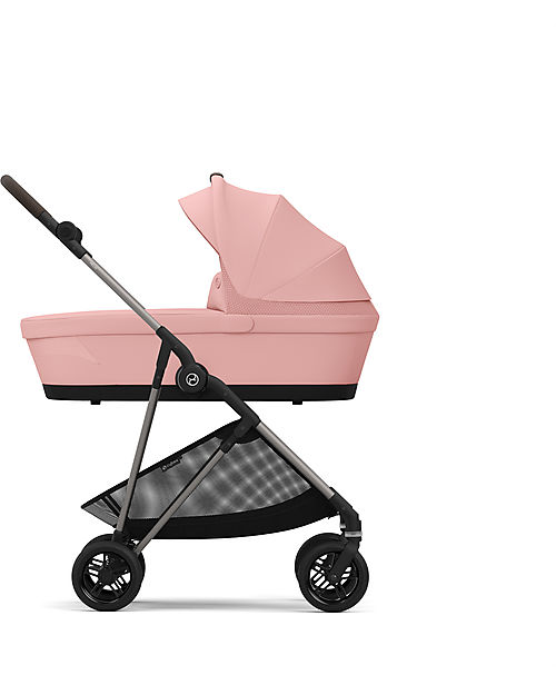 Cybex Melio Carrycot - Hibiscus Red - Comfortable and Easy to Carry Pram Systems