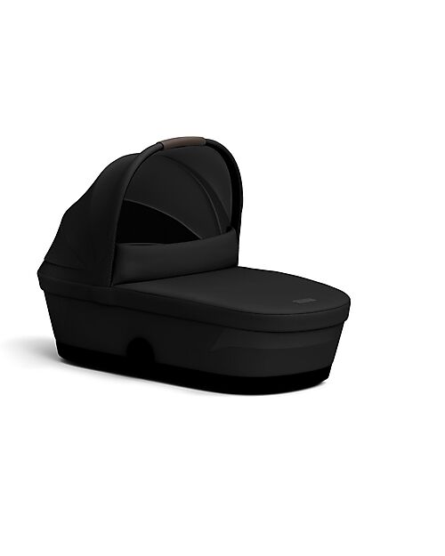 Cybex Melio Carrycot - Magic Black - Comfortable and Easy to Carry Pram Systems