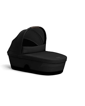 Cybex Melio Carrycot - Magic Black - Comfortable and Easy to Carry Pram Systems