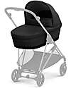 Cybex Melio Carrycot - Magic Black - Comfortable and Easy to Carry Pram Systems