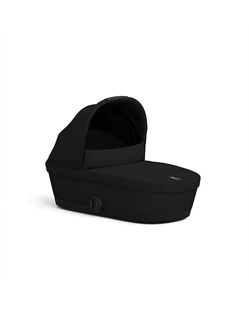 Cybex Melio Carrycot - Magic Black - Comfortable and Easy to Carry Pram Systems