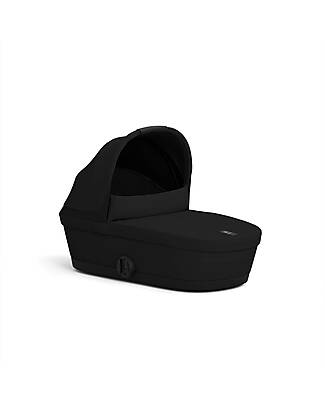 Cybex Melio Carrycot - Magic Black - Comfortable and Easy to Carry Pram Systems