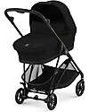 Cybex Melio Carrycot - Magic Black - Comfortable and Easy to Carry Pram Systems