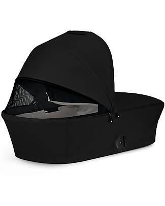 Cybex Melio Carrycot - Magic Black - Comfortable and Easy to Carry Pram Systems