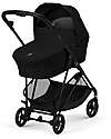 Cybex Melio Carrycot - Magic Black - Comfortable and Easy to Carry Pram Systems