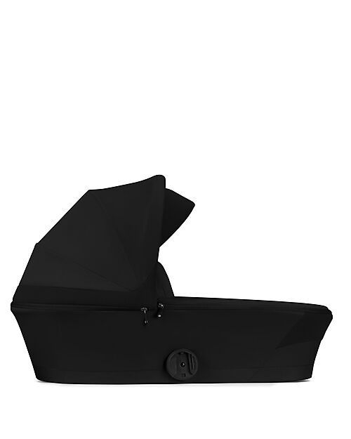 Cybex Melio Carrycot - Magic Black - Comfortable and Easy to Carry Pram Systems