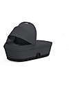 Cybex Melio Carrycot - Monument Grey - Comfortable and Easy to Carry Pram Systems