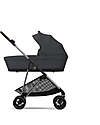Cybex Melio Carrycot - Monument Grey - Comfortable and Easy to Carry Pram Systems