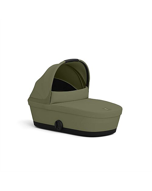 Cybex Melio Carrycot - Moss Green - Comfortable and Easy to Carry Pram Systems