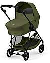 Cybex Melio Carrycot - Moss Green - Comfortable and Easy to Carry Pram Systems