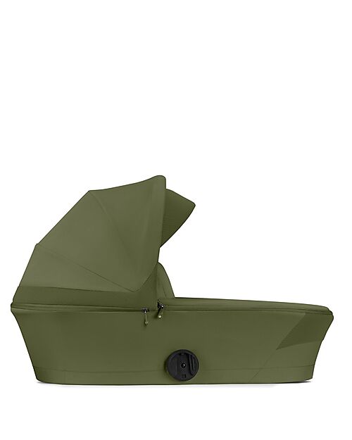 Cybex Melio Carrycot - Moss Green - Comfortable and Easy to Carry Pram Systems